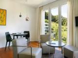 Studio with garden view
