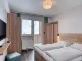2 Bedrooms Standard Family room with balcony and with mountain view
