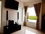 Villa with sunset view