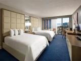 Double room with partial ocean view