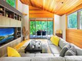 Chalet with balcony