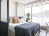 Studio with balcony