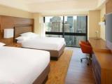 Twin room with city view