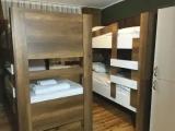 Bed in Dorm with balcony