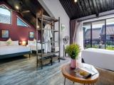 Quintuple Family Studio with balcony and with pool view