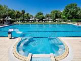 Studio with pool view