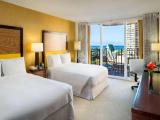 Twin room with city view