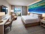 Room with partial ocean view