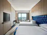 Twin room with city view