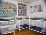 Bed in Dorm with city view