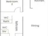 2 Bedrooms Apartment with balcony and with partial ocean view
