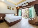 Crystal Double room with balcony and with pool view