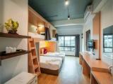 Deluxe Family Quadruple room with balcony and with pool view