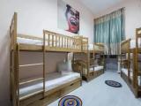 Bed in Dorm with balcony