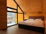 Cottage with balcony and with mountain view