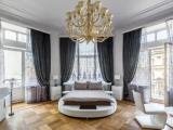 White Double Suite with balcony and with city view