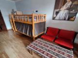 Bed in Dorm with balcony and with view
