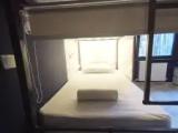 Bed in Dorm with city view