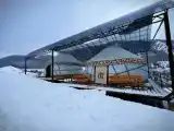 Module House with balcony and with mountain view