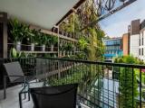 Deluxe Double room with balcony and with garden view