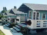 Cottage with balcony and with view