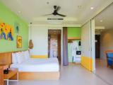 Kids' Double Suite with balcony and with pool view
