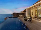 Overwater Villa Pool and Sunset View