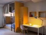 Bed in Dorm with city view