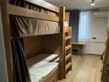 Bed in Dorm with city view