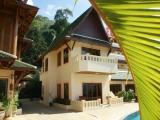 Villa with balcony and with sea view