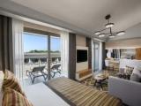 Penthouse Suite with balcony and with partial sea view