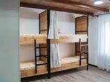 Bed in Dorm (male dorm) with balcony and with mountain view