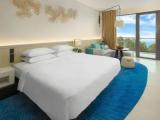 Double room with partial ocean view