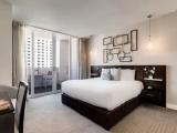 Panoramic Double room with balcony and with pool view
