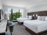 Twin room with balcony and with garden view