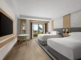 Larger Beach Front Access Terrace Quadruple room with ocean view