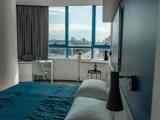 Twin room with city view