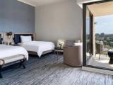 Tower Corner Quadruple room with balcony and with golf view