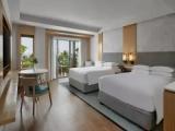 Larger Quadruple room with pool view