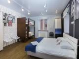 Family Quadruple (King Size bed and Bunk bed) room with city view