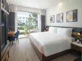 Funky Double room with balcony and with pool view