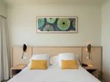 Twin room with partial sea view