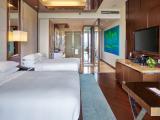 Twin room with city view