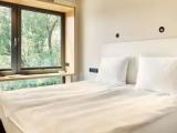 Compact Double Suite with courtyard view