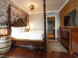 Historic room with city view
