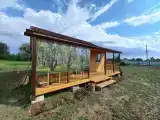 Cottage with a terrace with view