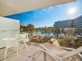 Twin Junior Suite with balcony and with pool view