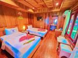 Double Bungalow Wooden Cottage with sea view
