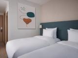 Twin room with city view