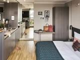 Rooftop Double Bold Studio with balcony
